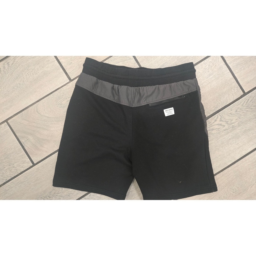 Grizzly Griptape Mens Fleece Shorts Black Grey Zipper Pockets Size Medium - Picture 4 of 5